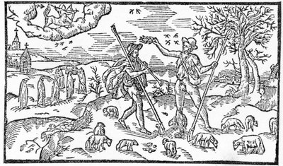 11月、Esmond Spenser（1552-99）の「The Shepheardes Calender」より、1579年に発行された原本の複製 作： English School